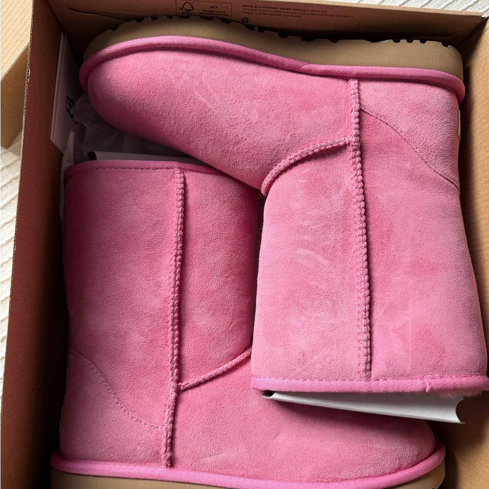 UGG Pink Winter Boots - Picture 4 of 6